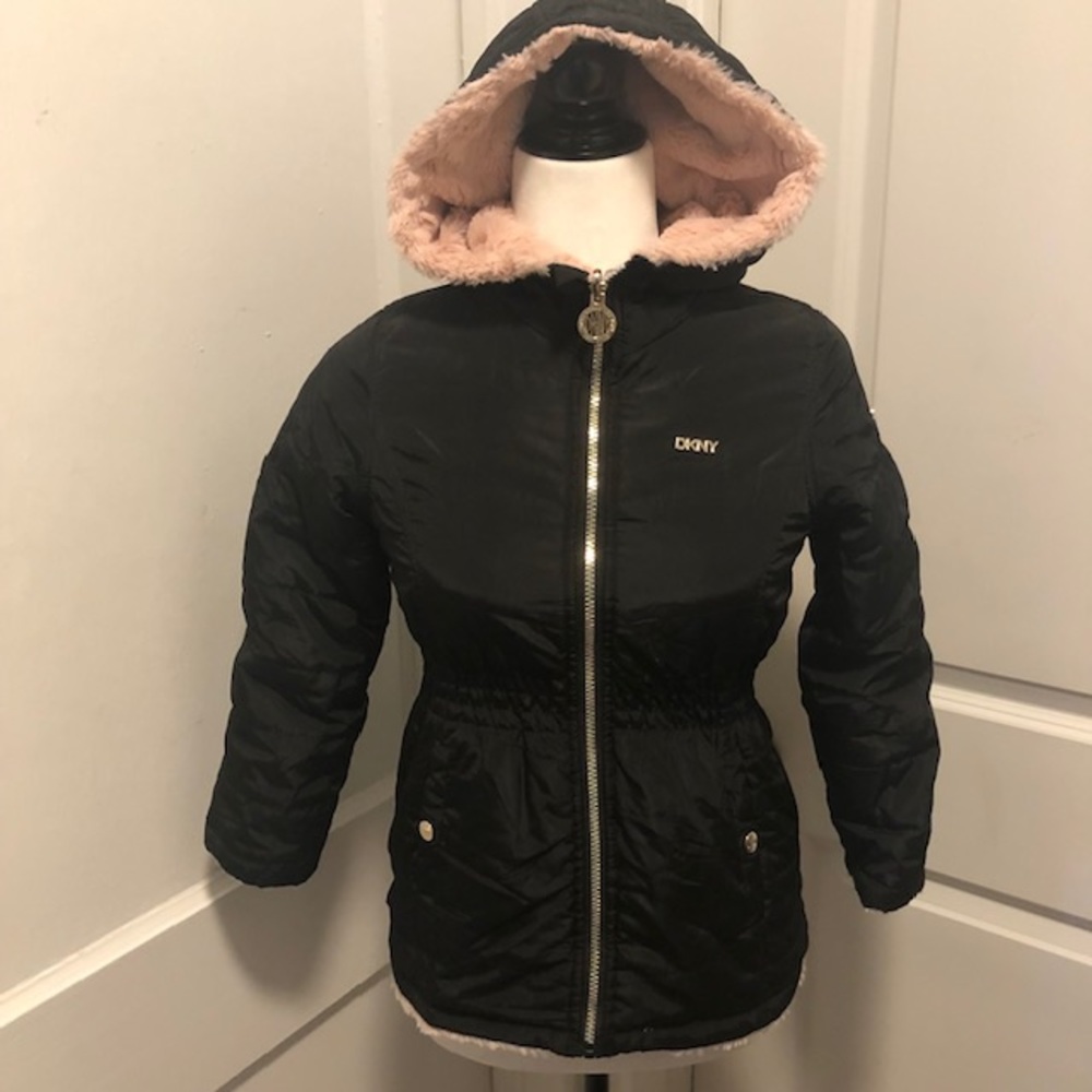 Gorgeous reversible DKNY  size small winter, snow, ski coat